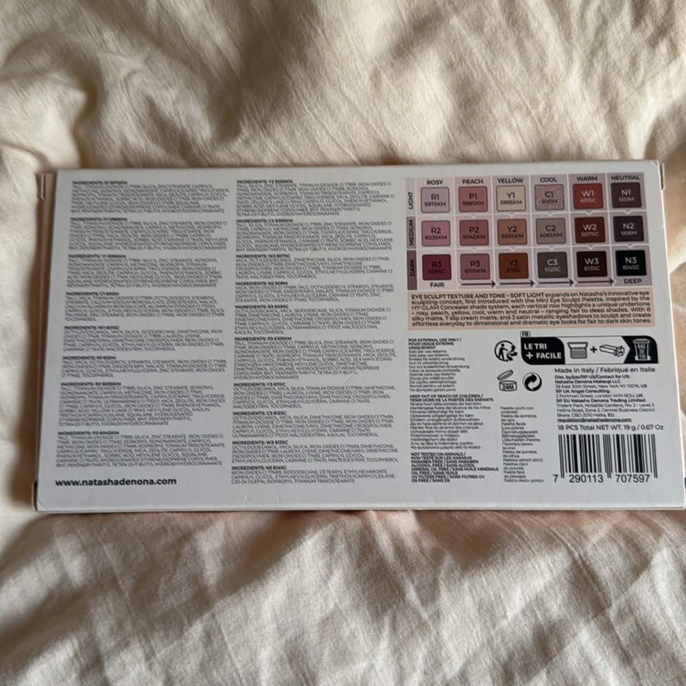 NATASHA DENONA EYE SCULPT TEXTURE & TONE PALETTE- SOFT - Picture 2 of 6